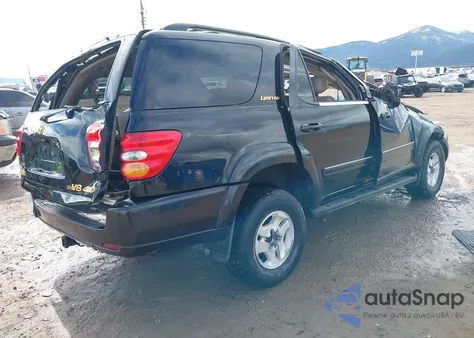 2001 Toyota Sequoia Limited z USA, uszkodzony, nr VIN 5TDBT48A71S008387